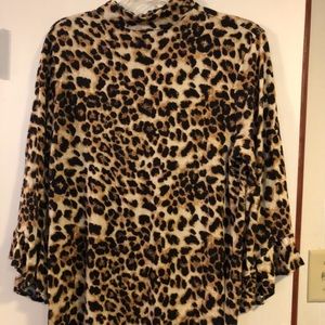 Leopard print blouse